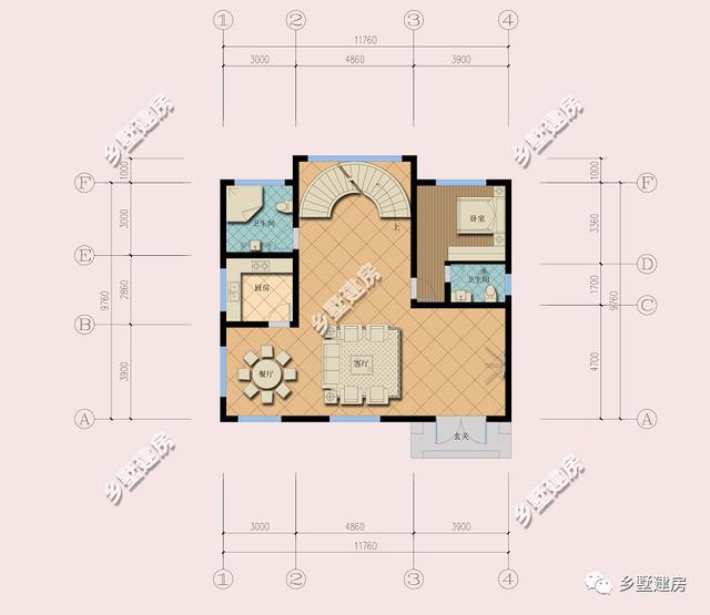 30萬(wàn)三層農(nóng)村小別墅設(shè)計(jì)圖，大方美觀，性?xún)r(jià)比超高