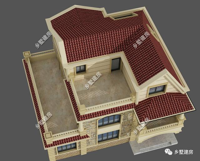 30萬(wàn)三層農(nóng)村小別墅設(shè)計(jì)圖，大方美觀，性?xún)r(jià)比超高