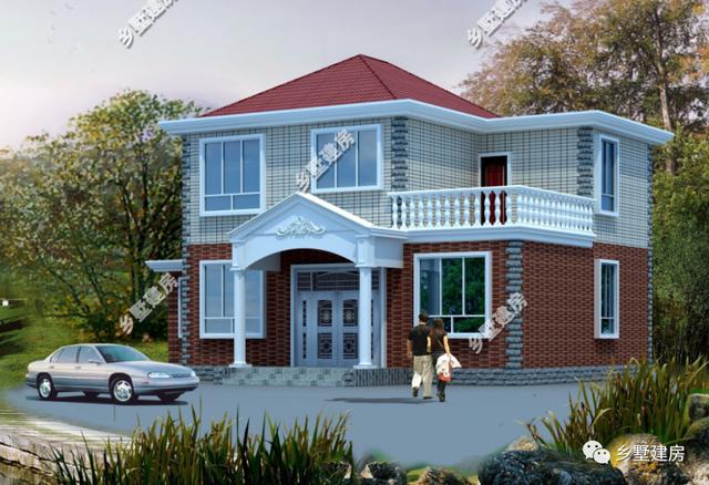 二層別墅設(shè)計(jì)圖，多窗設(shè)計(jì)，通風(fēng)采光效果沒得挑