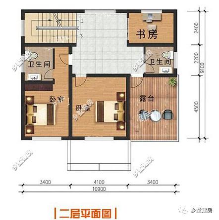 二層別墅設(shè)計(jì)圖，多窗設(shè)計(jì)，通風(fēng)采光效果沒得挑