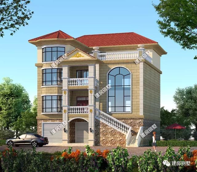2款豪華氣派四層農(nóng)村別墅設(shè)計(jì)圖，每一款都有亮點(diǎn)
