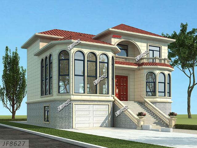 三層別墅設(shè)計(jì)圖，漂亮大氣，建一棟，讓別人羨慕去吧