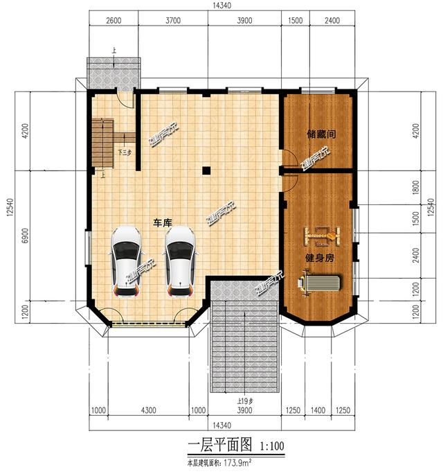 三層別墅設(shè)計(jì)圖，漂亮大氣，建一棟，讓別人羨慕去吧