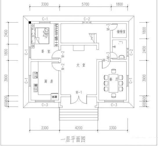 小戶型農(nóng)村自建房設(shè)計(jì)圖，戶型嬌小功能齊全，超級(jí)實(shí)用