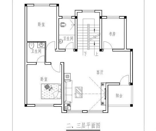 小戶型農(nóng)村自建房設(shè)計(jì)圖，戶型嬌小功能齊全，超級(jí)實(shí)用