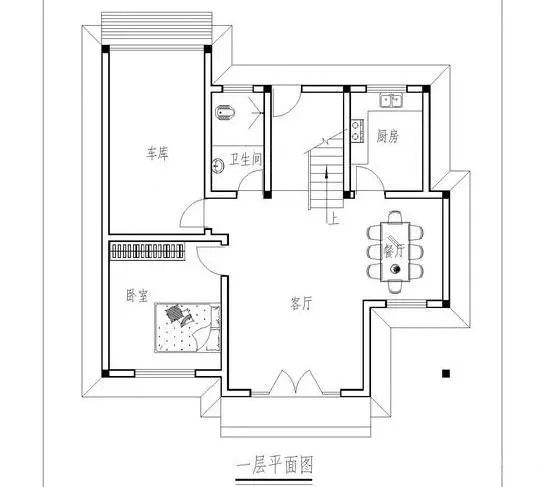 小戶型農(nóng)村自建房設(shè)計(jì)圖，戶型嬌小功能齊全，超級(jí)實(shí)用