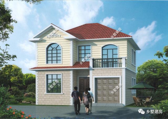 二層農(nóng)村自建房小戶(hù)型設(shè)計(jì)圖，適合小宅基地的家庭建造