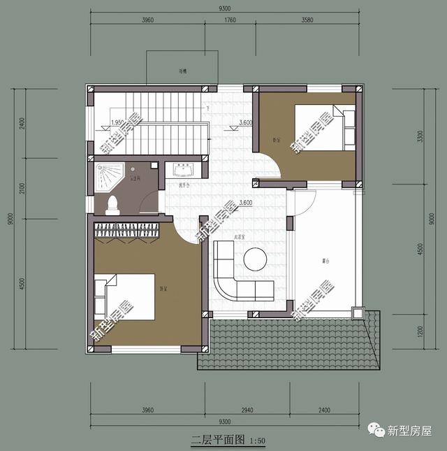 精選6款二層農(nóng)村別墅設(shè)計(jì)圖，養(yǎng)老還是度假必選的一款！