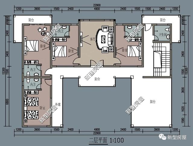 精選6款二層農(nóng)村別墅設(shè)計(jì)圖，養(yǎng)老還是度假必選的一款！