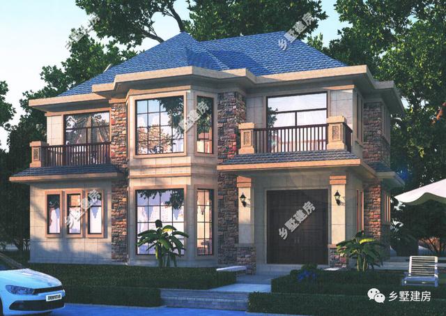 兩款性價比極高的農(nóng)村別墅設計圖，美觀大氣，城里人都坐不住了，200萬別墅的感覺