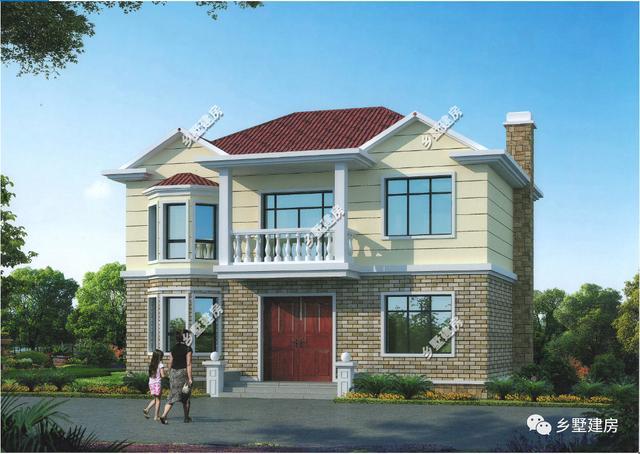 兩套農(nóng)村二層小別墅設(shè)計(jì)圖，其中一款占地86平，寬敞舒適，風(fēng)格簡(jiǎn)約純真，你不喜歡嗎？