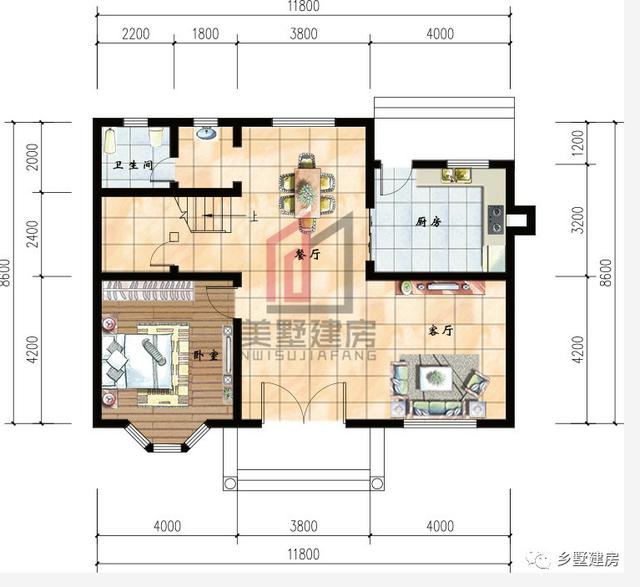 兩套農(nóng)村二層小別墅設(shè)計(jì)圖，其中一款占地86平，寬敞舒適，風(fēng)格簡(jiǎn)約純真，你不喜歡嗎？