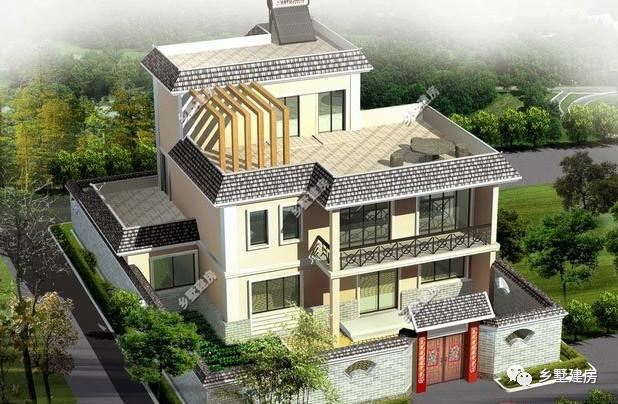 花25萬就能就成建成一套二層別墅設計圖，建出來的效果比效果圖還漂亮！