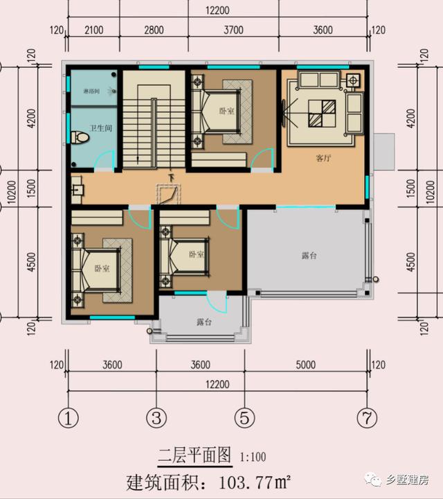 鄉(xiāng)村二層別墅設(shè)計(jì)圖，舒適便捷，寧?kù)o祥和，你喜歡哪一款？