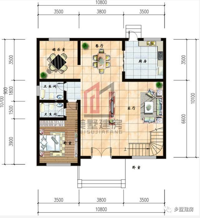 鄉(xiāng)村二層別墅設(shè)計(jì)圖，舒適便捷，寧?kù)o祥和，你喜歡哪一款？