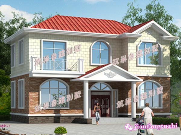 分享兩套二層農村小別墅，外觀相似，都非常的漂亮時尚，房屋內部功能設計實用舒適。