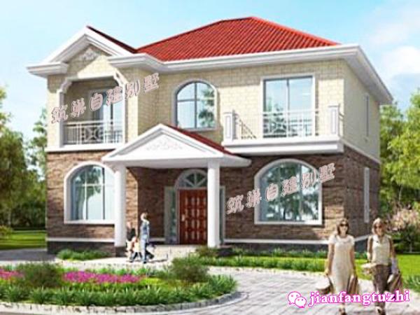 分享兩套二層農村小別墅，外觀相似，都非常的漂亮時尚，房屋內部功能設計實用舒適。