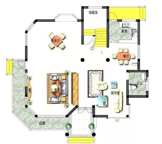 占地130平農(nóng)村三層別墅設計圖，蓋出來如同城堡一般，造價只要30萬！