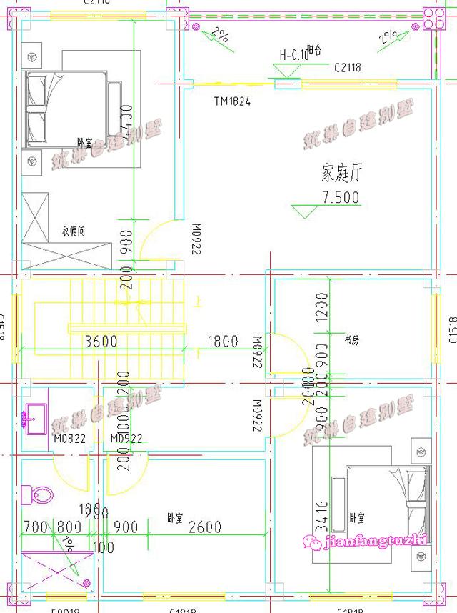 兩套占地100米以?xún)?nèi)的四層農(nóng)村自建房，造價(jià)35萬(wàn)，適合人口較多的家庭建造！