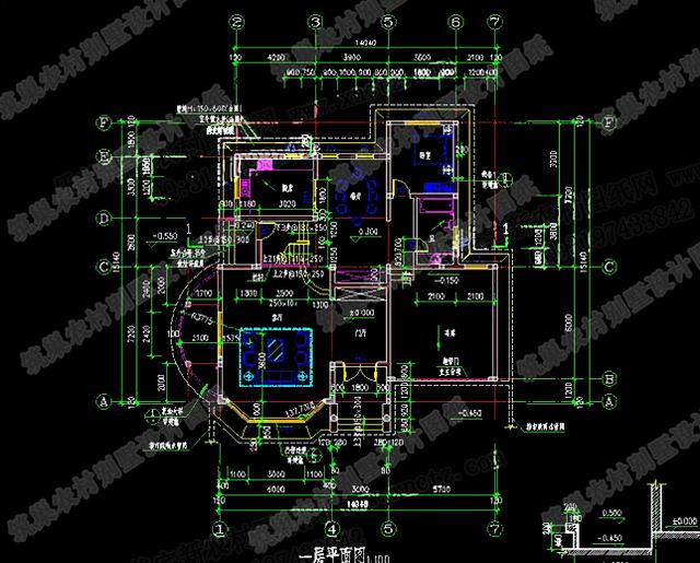 15米×15米復(fù)式三層別墅設(shè)計(jì)圖，布局合理，帶車(chē)庫(kù)，適合三代同堂居??！