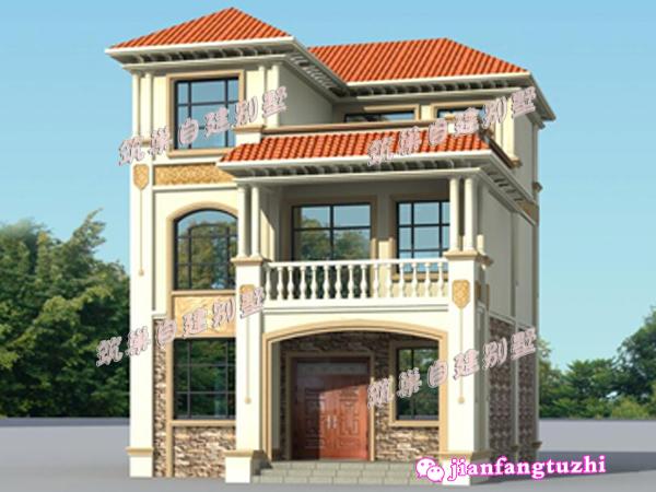 占地不到90平的三層農村自建房，戶型雖然小，但是布局合理功能齊全，帶露臺