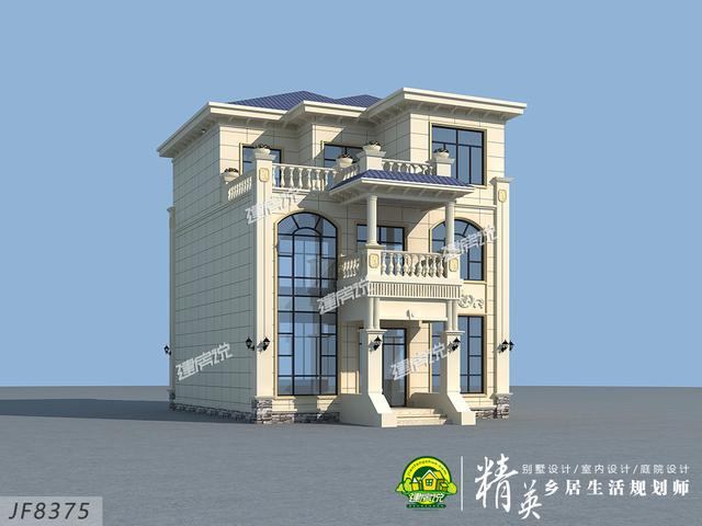 9米x13米三層簡歐別墅設(shè)計圖，不僅要美觀，室內(nèi)布局還實用，圖紙給你準備好了拿回家建吧