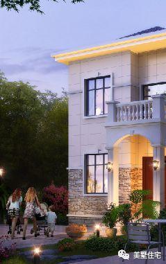 占地126平復(fù)式二層農(nóng)村自建房，帶衣帽房+洗衣房，經(jīng)濟(jì)又實用，不容易過時