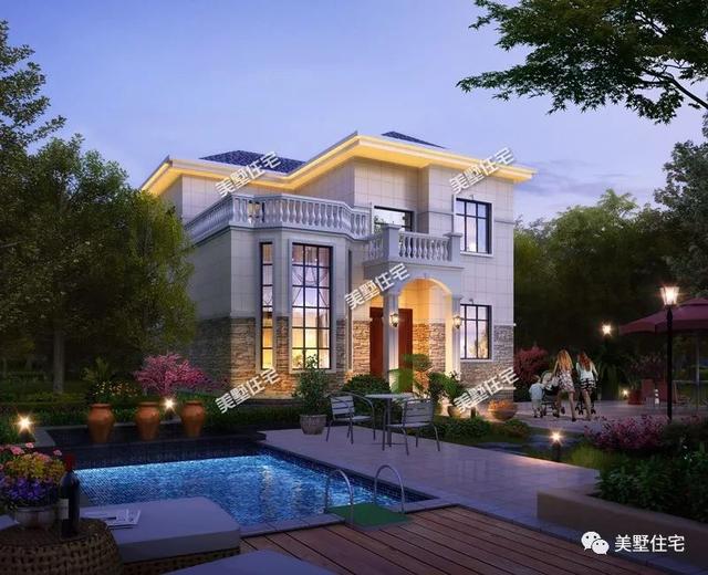 占地126平復(fù)式二層農(nóng)村自建房，帶衣帽房+洗衣房，經(jīng)濟(jì)又實用，不容易過時