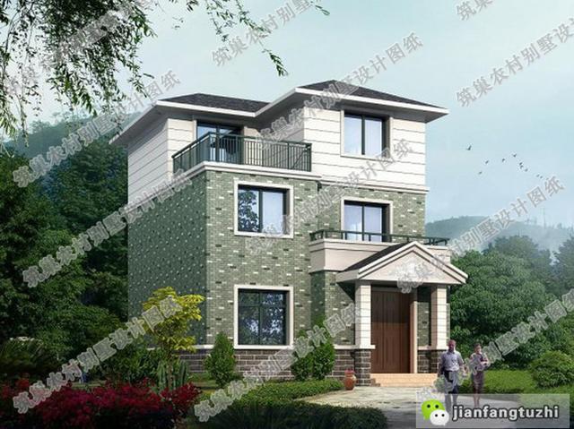 占地90平三層簡(jiǎn)歐農(nóng)村自建房，帶露臺(tái)，簡(jiǎn)單實(shí)用，預(yù)算不到25萬！