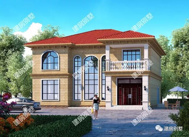 兩款帶堂屋的二層農(nóng)村自建房，外觀簡約大方，實用，你喜歡哪一款？