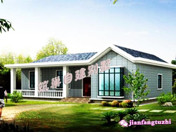 占地140平米小平房自建房，簡單易建，帶農(nóng)村別墅案例實拍