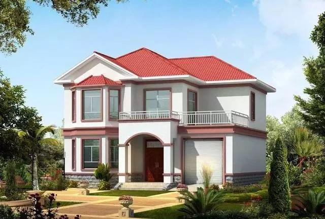 兩款二層農(nóng)村小戶型別墅自建房，第一款占地不足110平米，帶車庫設(shè)計(jì)更實(shí)用