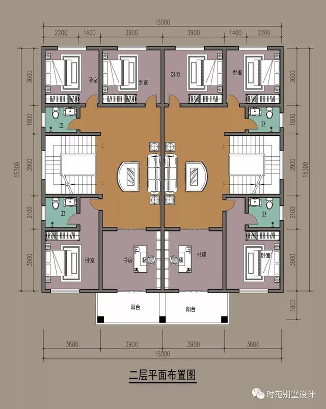 經(jīng)典的三層歐式雙拼別墅，單戶7米5小面寬，氣派實(shí)用有面子