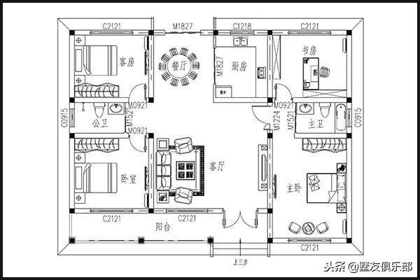 14米X10.5米農(nóng)村一層自建房，簡(jiǎn)約又實(shí)用，經(jīng)濟(jì)實(shí)惠，還不趕緊收藏起來給父母準(zhǔn)備著嗎？