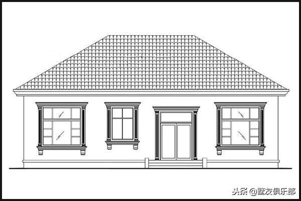14米X10.5米農(nóng)村一層自建房，簡(jiǎn)約又實(shí)用，經(jīng)濟(jì)實(shí)惠，還不趕緊收藏起來給父母準(zhǔn)備著嗎？