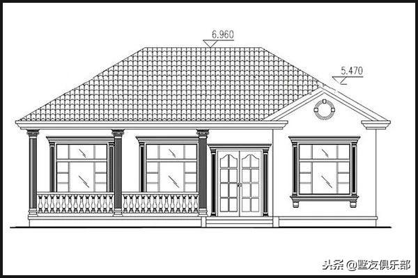14米X10.5米農(nóng)村一層自建房，簡(jiǎn)約又實(shí)用，經(jīng)濟(jì)實(shí)惠，還不趕緊收藏起來給父母準(zhǔn)備著嗎？