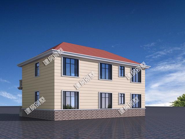 14.8米x9.6米農(nóng)村二層自建房，簡(jiǎn)單實(shí)用，住著舒服！