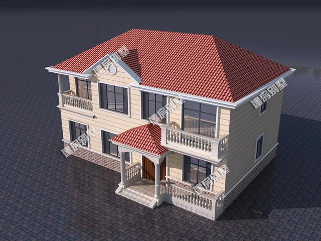 14.8米x9.6米農(nóng)村二層自建房，簡(jiǎn)單實(shí)用，住著舒服！