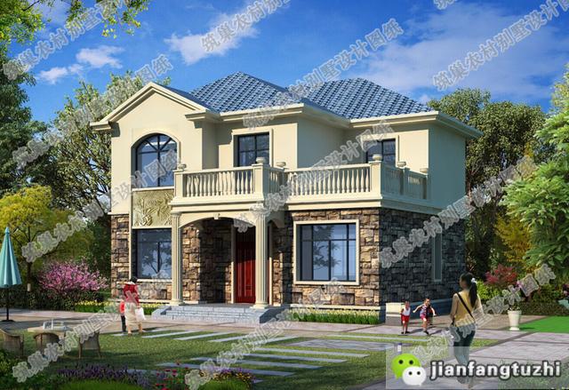 25萬左右就能蓋起帶堂屋可放神位的農(nóng)村二層自建房設(shè)計(jì)圖，有你喜歡的嗎？