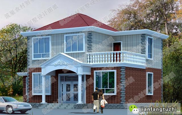 25萬左右就能蓋起帶堂屋可放神位的農(nóng)村二層自建房設(shè)計(jì)圖，有你喜歡的嗎？