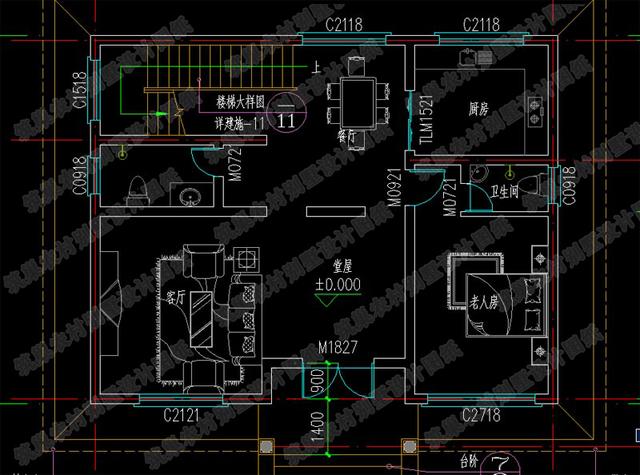 25萬左右就能蓋起帶堂屋可放神位的農(nóng)村二層自建房設(shè)計(jì)圖，有你喜歡的嗎？