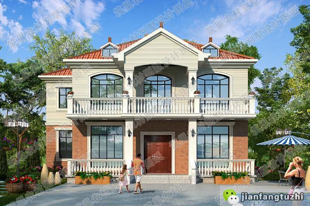 25萬左右就能蓋起帶堂屋可放神位的農(nóng)村二層自建房設(shè)計(jì)圖，有你喜歡的嗎？