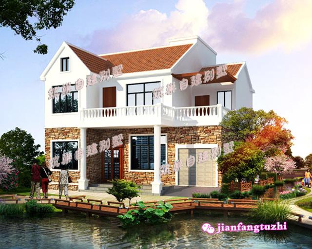 占地100平米二層歐式別墅設(shè)計(jì)圖，溫馨又美觀，造價(jià)20萬(wàn)