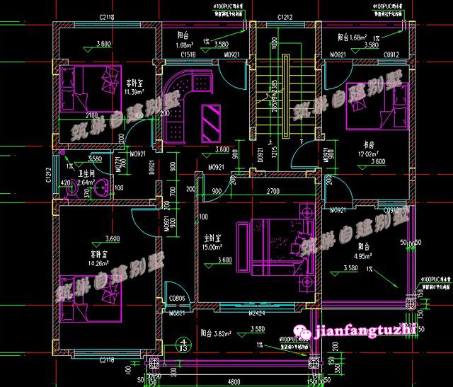 占地100平米二層歐式別墅設(shè)計(jì)圖，溫馨又美觀，造價(jià)20萬(wàn)