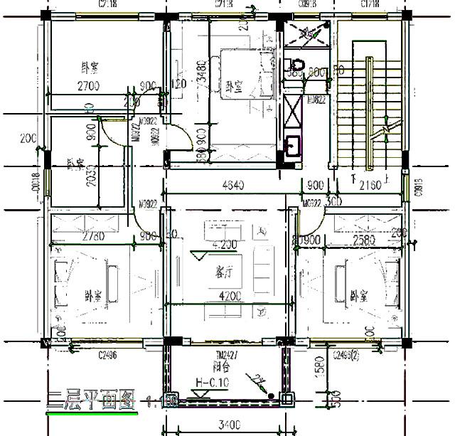 占地137平四層農(nóng)村自建房，布局方正，40萬(wàn)就能建起來(lái)，秒殺商品房！