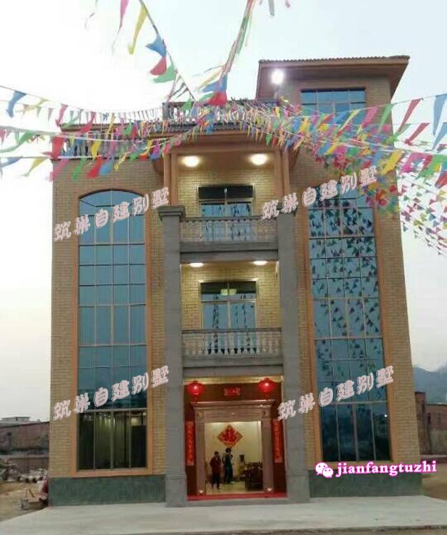 占地137平四層農(nóng)村自建房，布局方正，40萬(wàn)就能建起來(lái)，秒殺商品房！