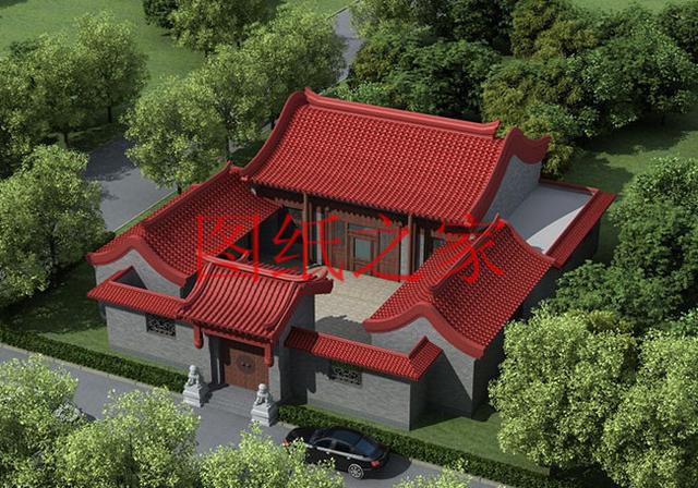 宅基地很大才能修建的一層別墅，占地300平米以上，經(jīng)濟(jì)又實(shí)用，低調(diào)奢華！