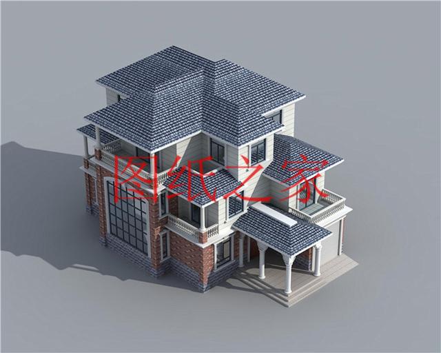 非常引人注目的三層別墅，200平米左右的大戶型，絕對(duì)與眾不同！