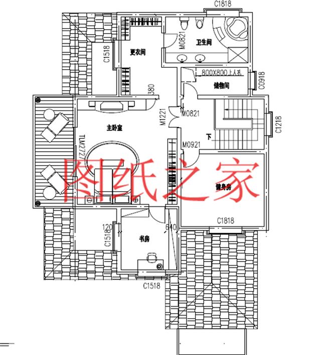 非常引人注目的三層別墅，200平米左右的大戶型，絕對(duì)與眾不同！