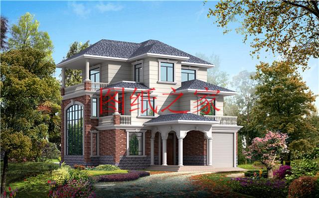 非常引人注目的三層別墅，200平米左右的大戶型，絕對(duì)與眾不同！